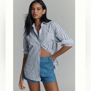 NWT Anthropologie Colette Linen Blend Shorts